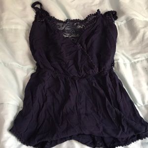 dark blue romper
